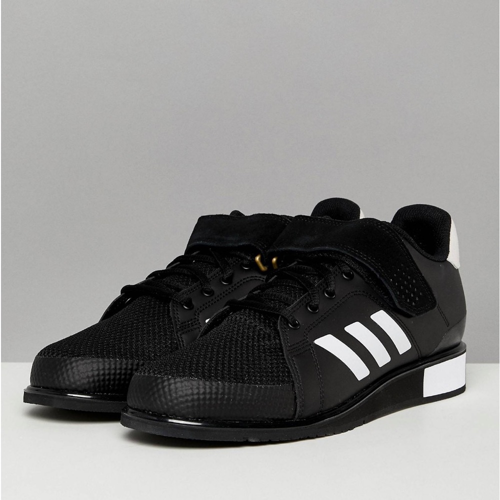 Adidas Power Perfect 3 Core Black Weightlifting Shoes
